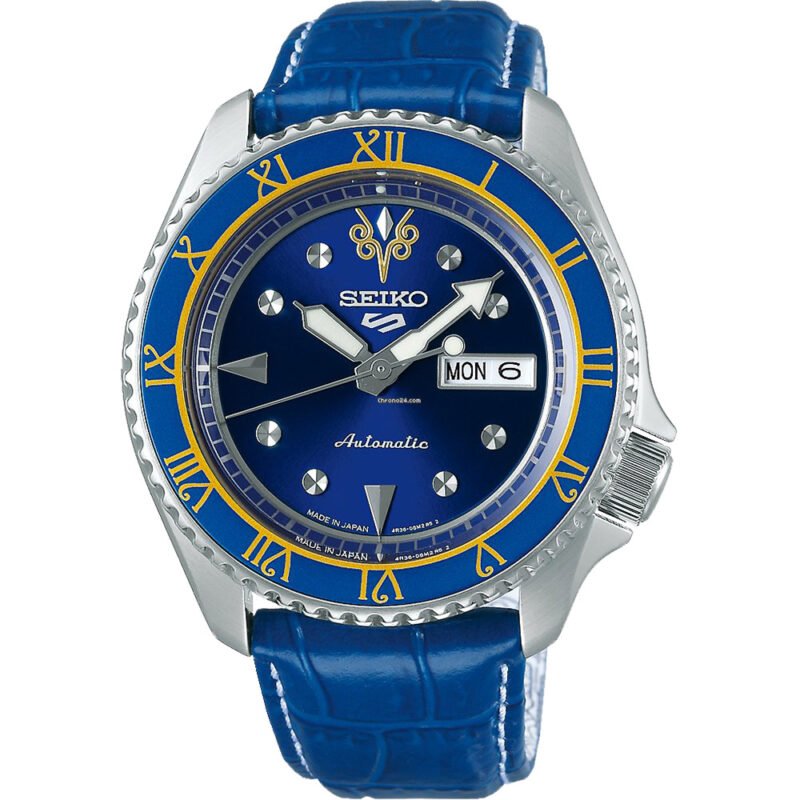 SEIKO 精工5 Sports x 快打旋風 春麗 聯名限量機械錶(SRPF17K1)-42.5mm